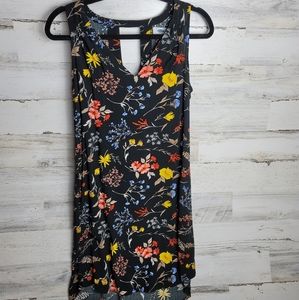 Summer floral high low dress
